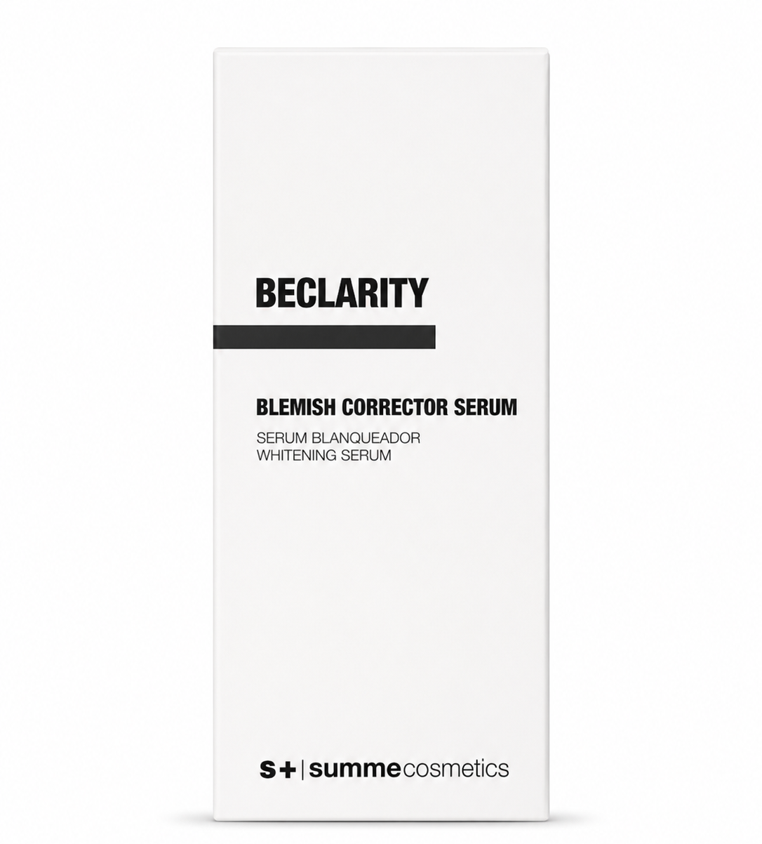 Beclarity Blemish Corrector Serum — Sérum blanqueador anti-manchas.