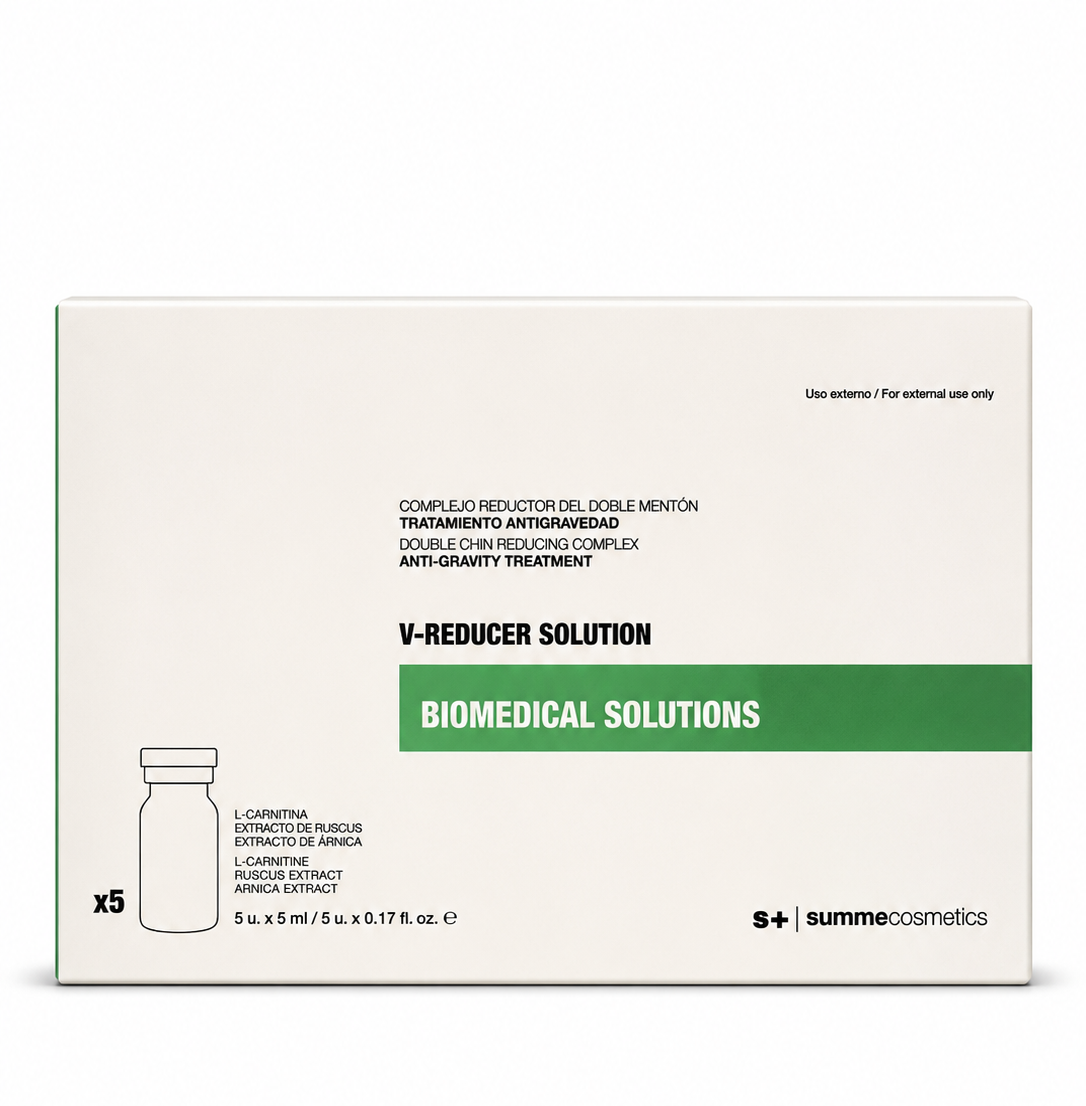 V-Reducer Solution — Complejo reductor del doble mentón. Tratamiento antigravedad.