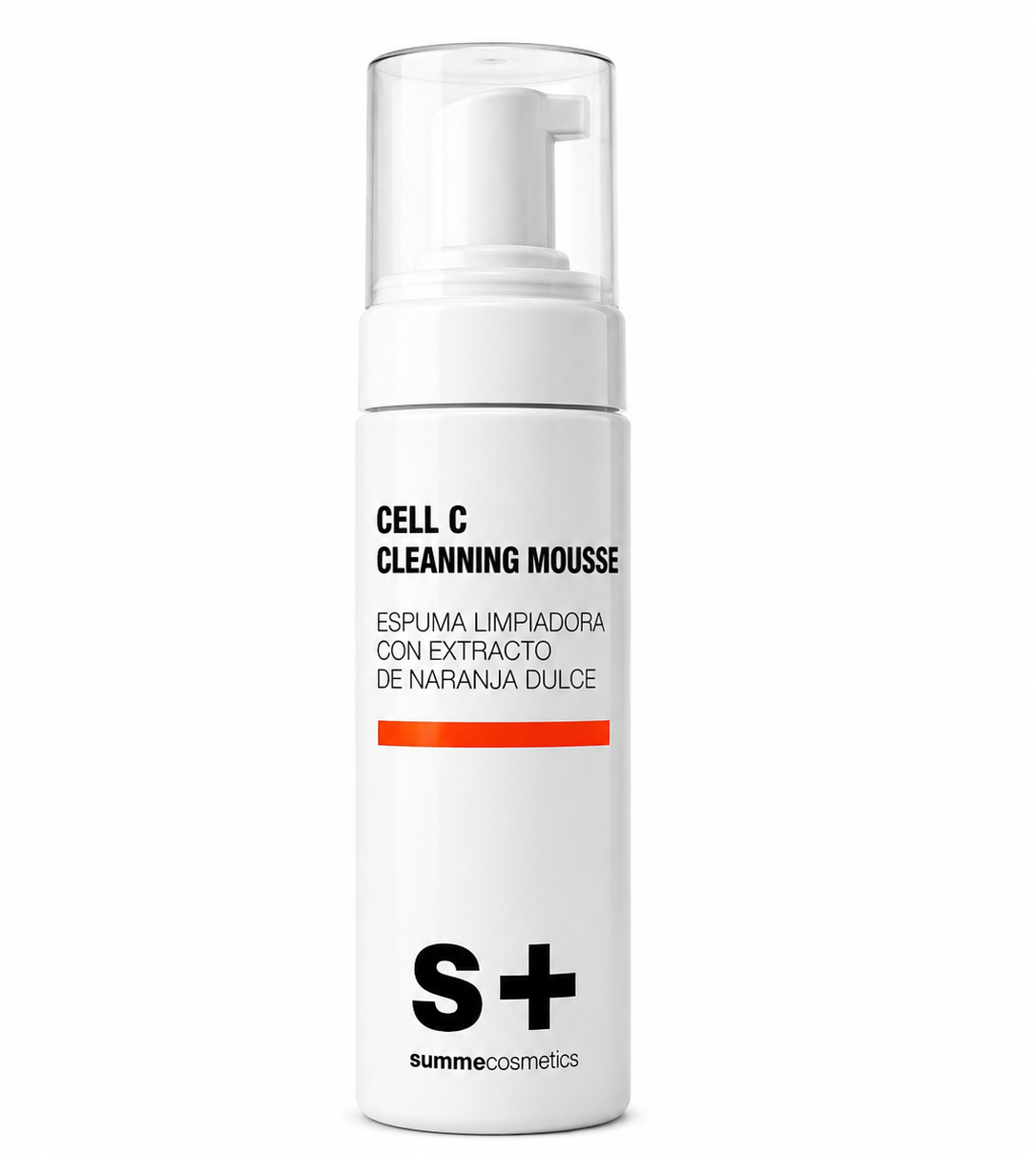 Cell C Cleanning Mousse — Espuma limpiadora con extracto de naranja dulce.