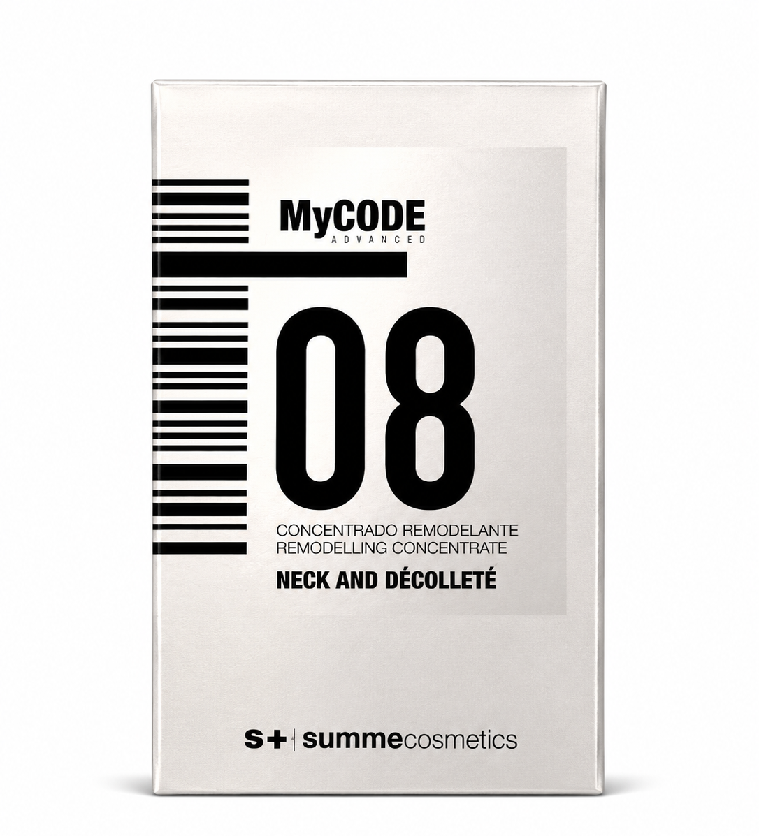 MyCODE Remodelling Concentrate — Concentrado remodelante para cuello y escote. Textura sedosa que redefine y tonifica.