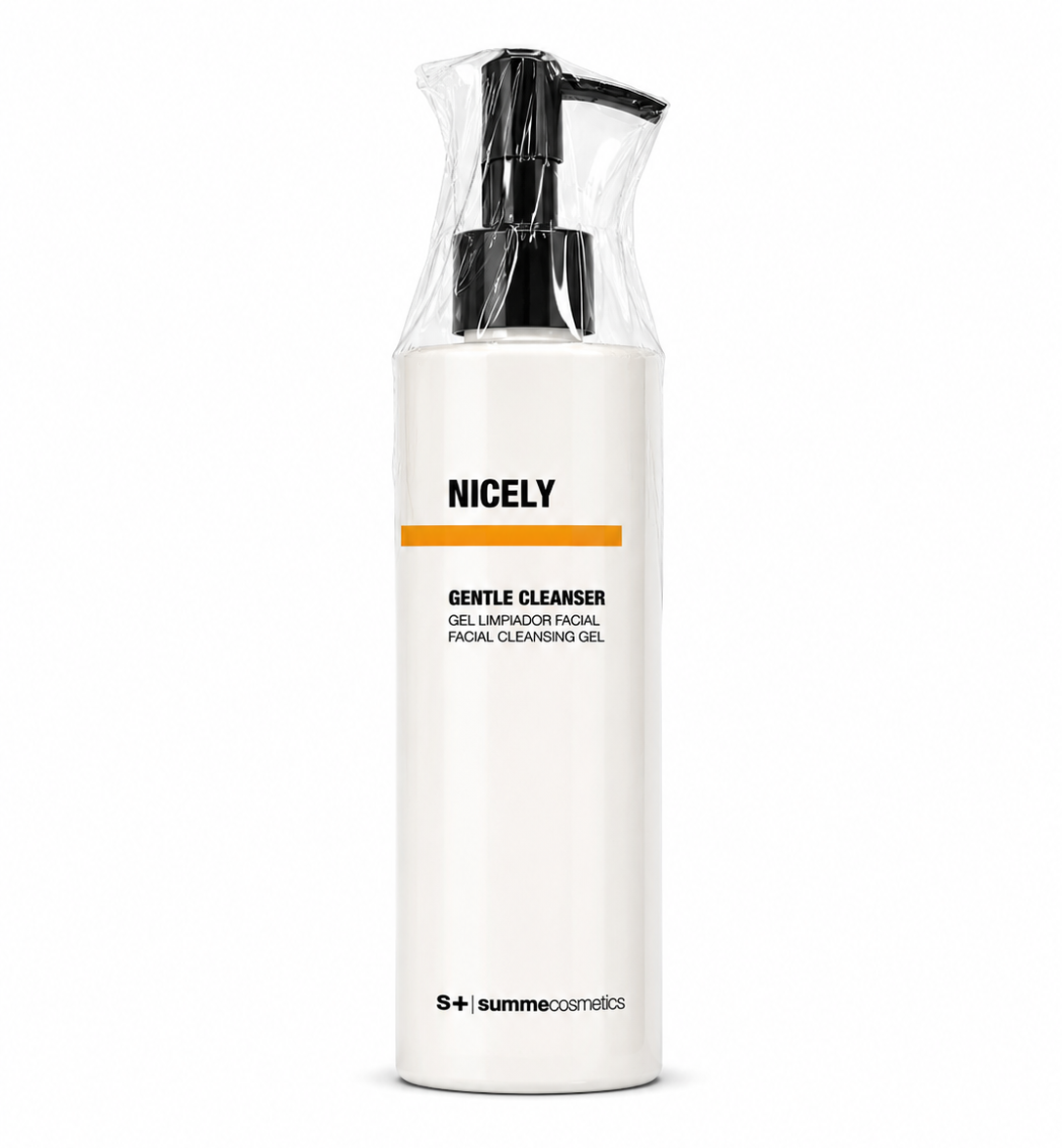 Nicely Gentle Cleanser — Gel limpiador facial suave.