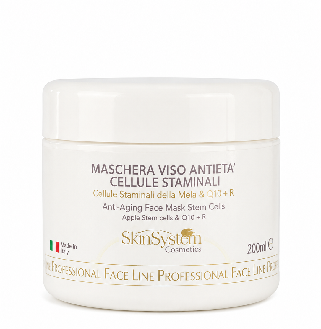 SkinSystem Antiage Mask — Mascarilla antiedad con células madre de manzana + Q10 + R.